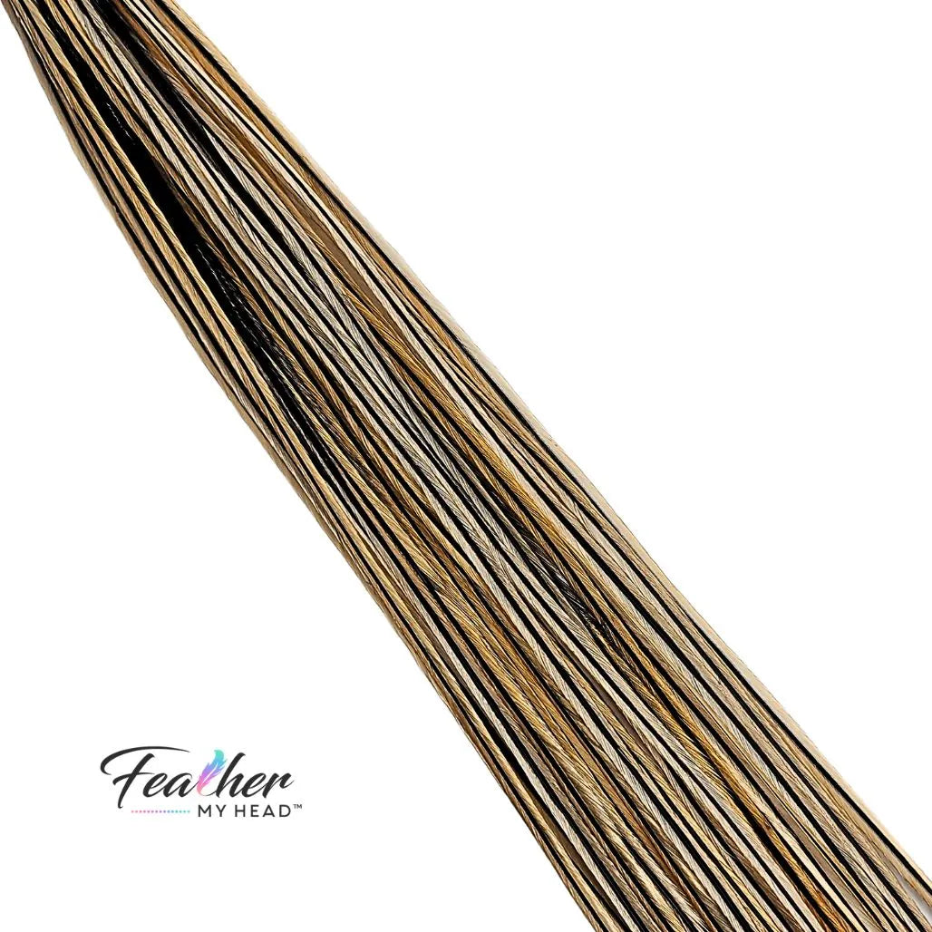 Golden Badger Hair Feather