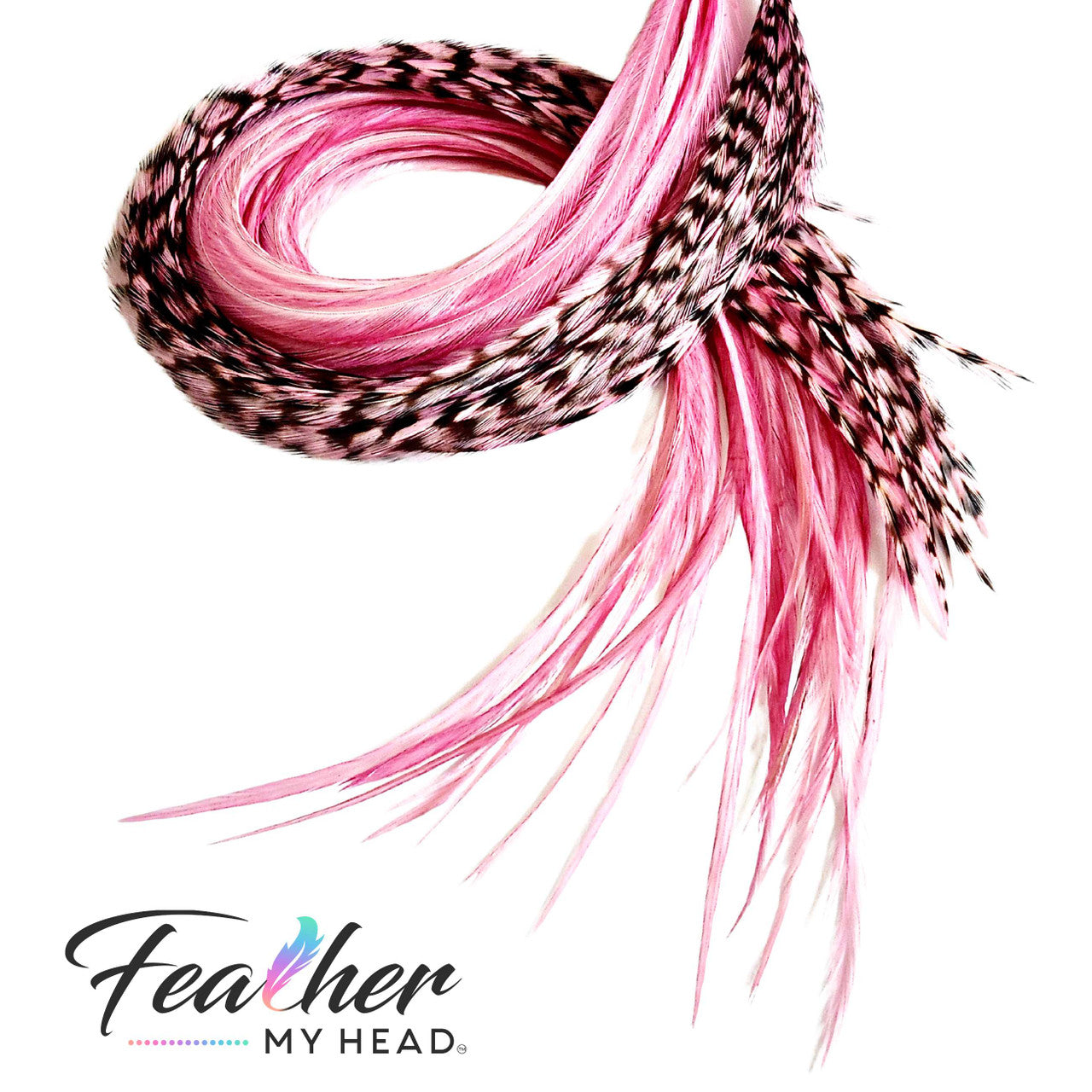 Pink Blush Hair Feathers