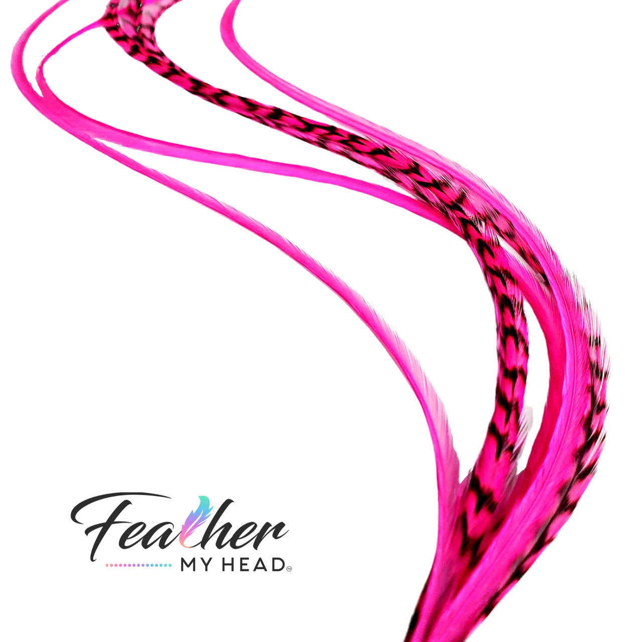 Our Neon Pink hair feathers are the perfect accessory for vibrant, UV-reactive highlights. These eye-catching feathers are not only strikingly bright but also glow brilliantly under black light. Whether you're heading to a festival, party, or just want to stand out, these hair feathers are the ultimate accessory to transform your look and express your unique style. Get ready to turn heads and light up the night.