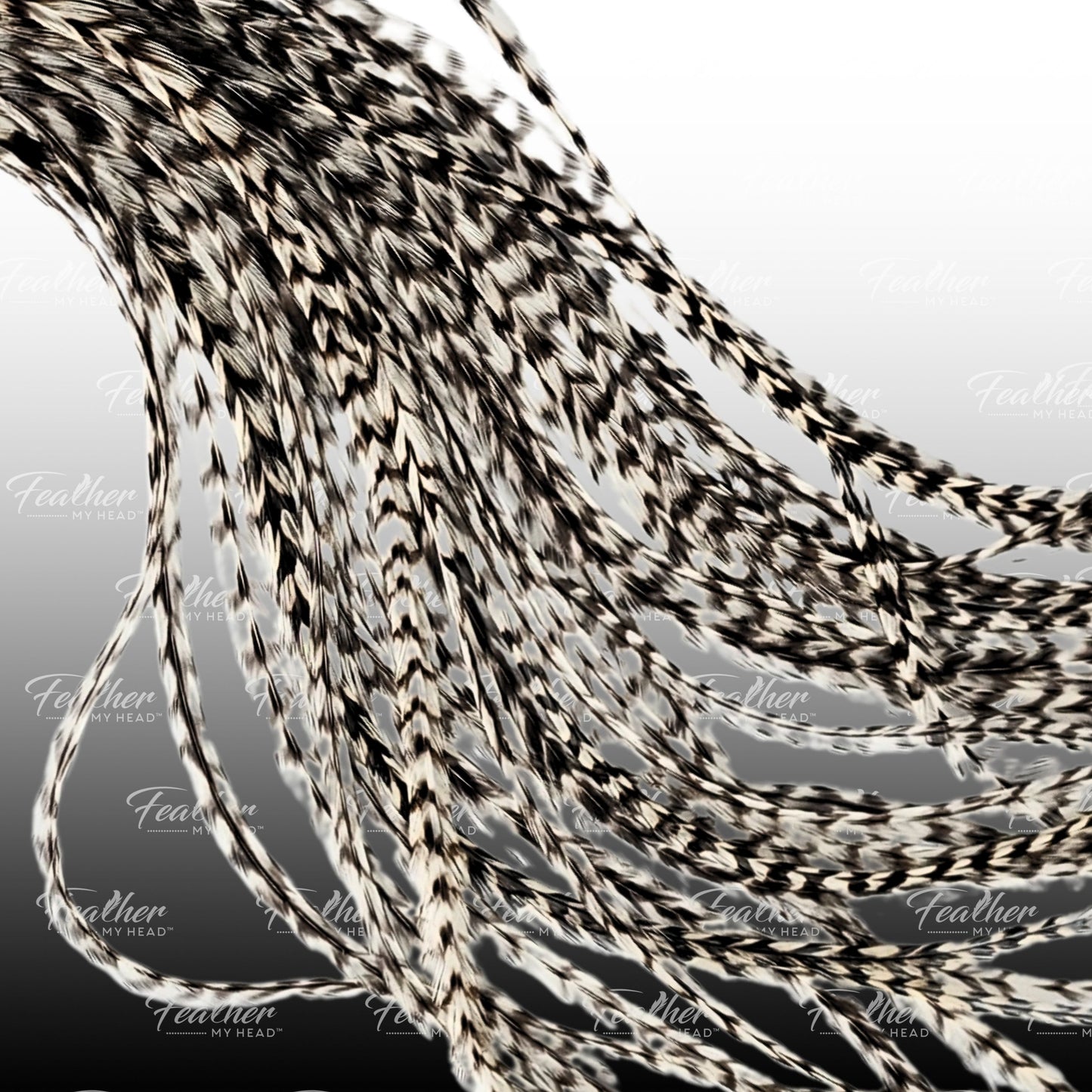 Natural Grizzly Hair Feather