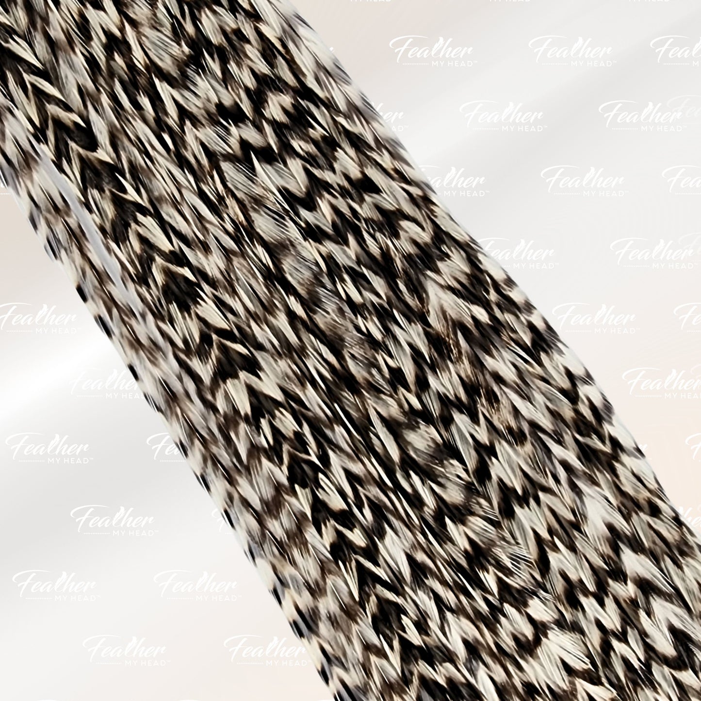 Natural Grizzly Hair Feather