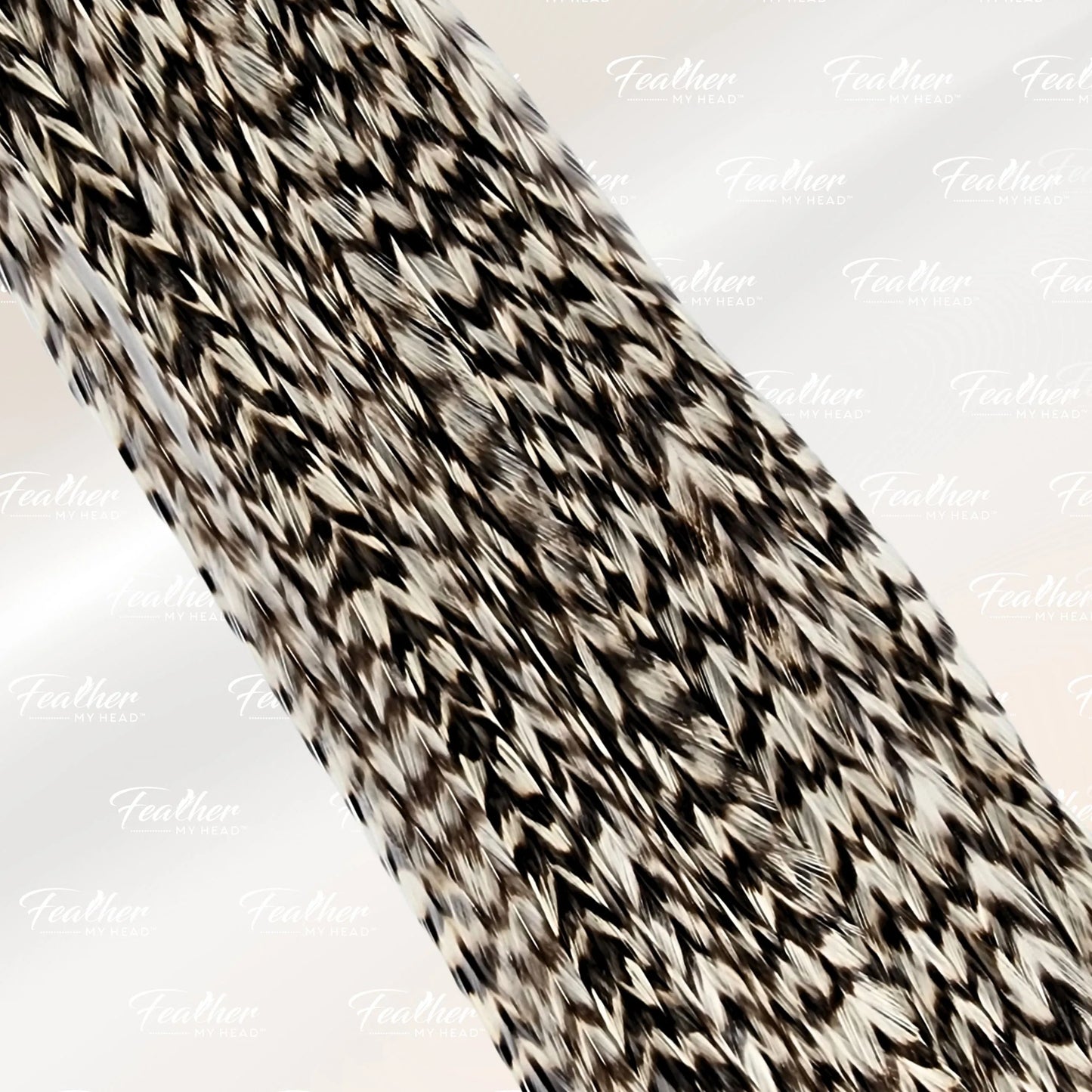 Natural Grizzly Hair Feather