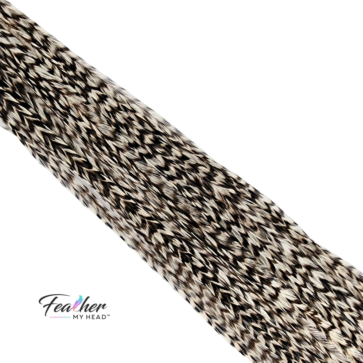 Natural Grizzly Hair Feather