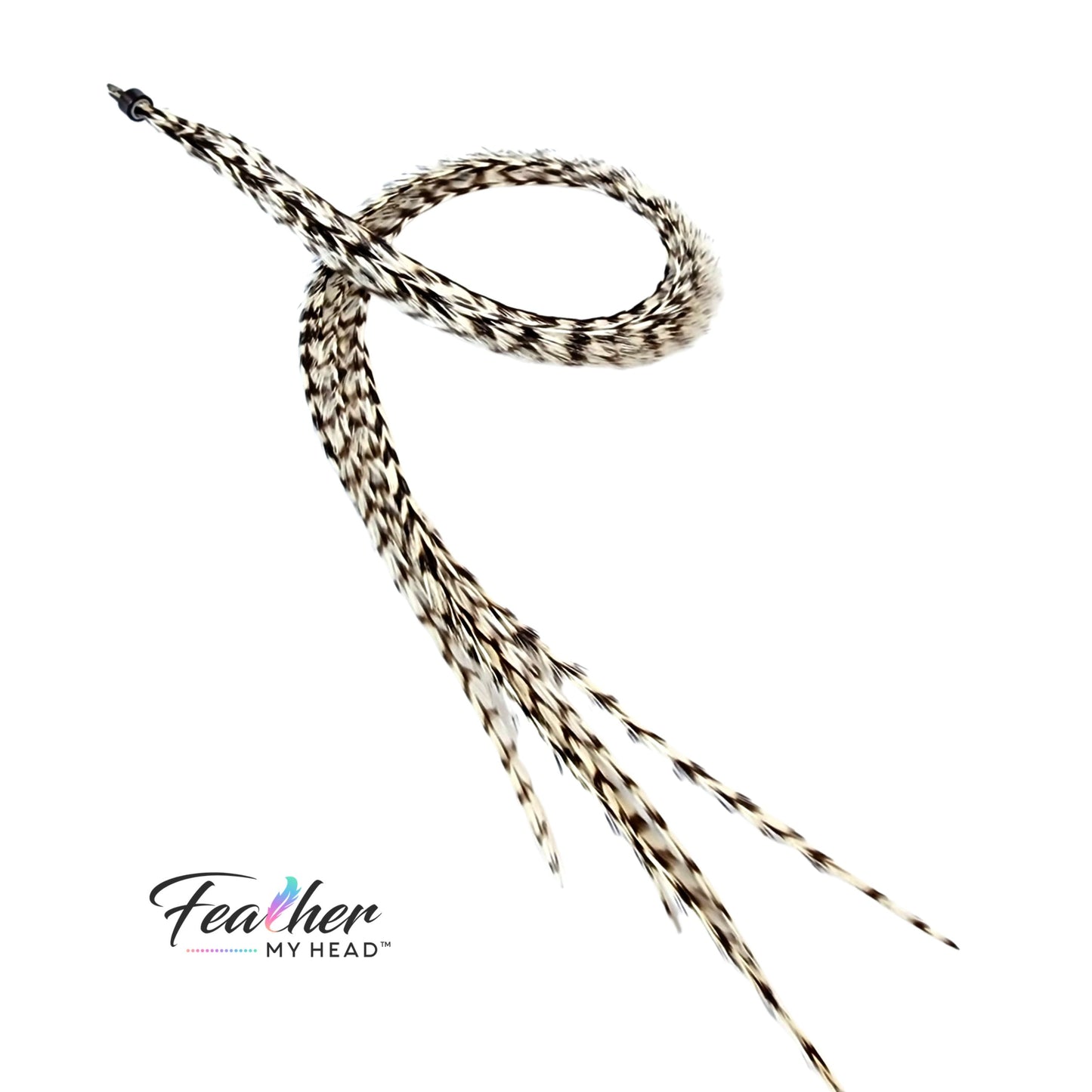 Natural Grizzly Hair Feather