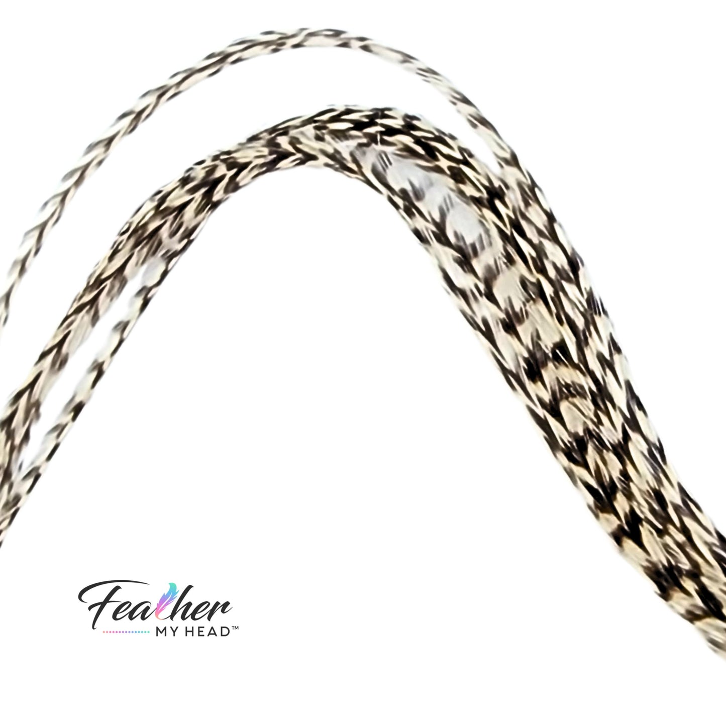 Natural Grizzly Hair Feather