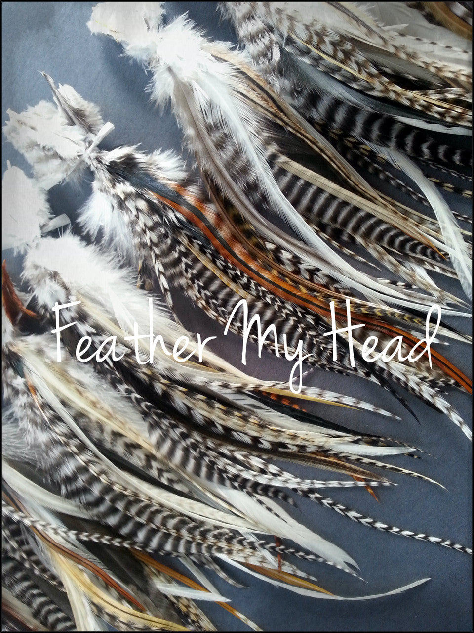 Natural Tones Wide Fluffy Hair Feather - Variety Pack