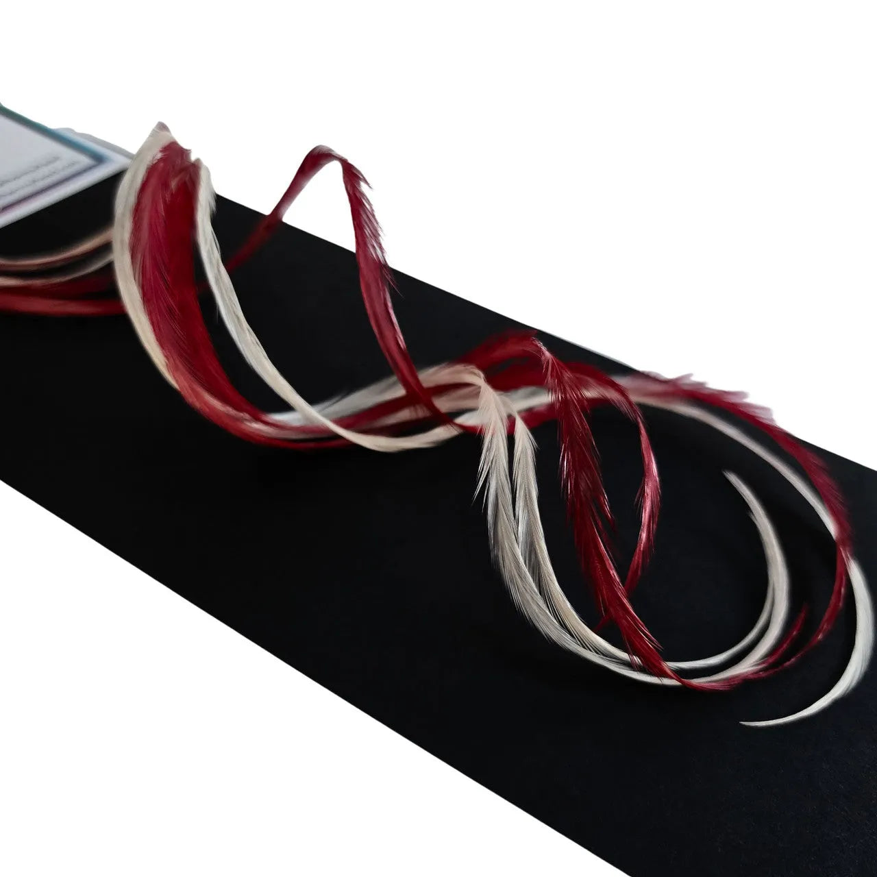 Candy Cane Lane Feather Hair Extensions