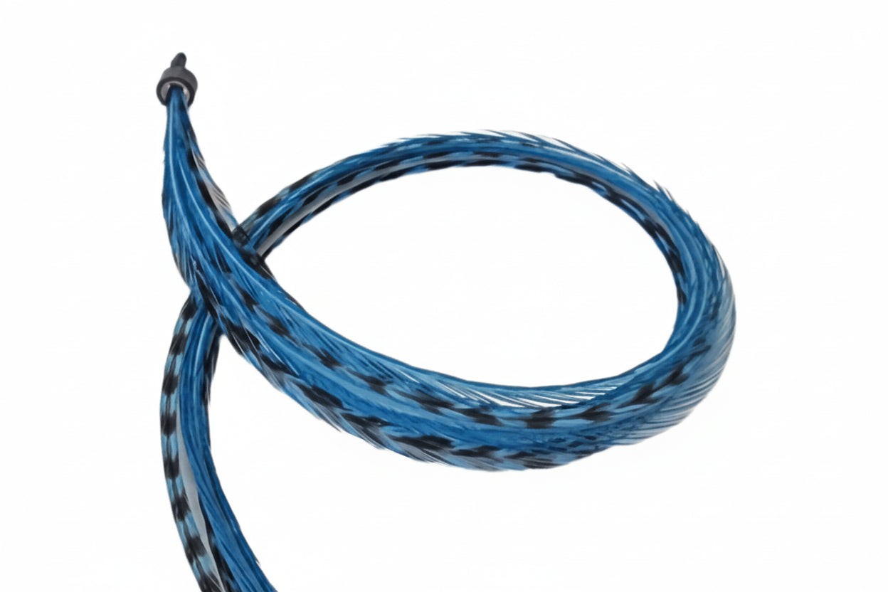 Costal Blue Hair Feather Extensions