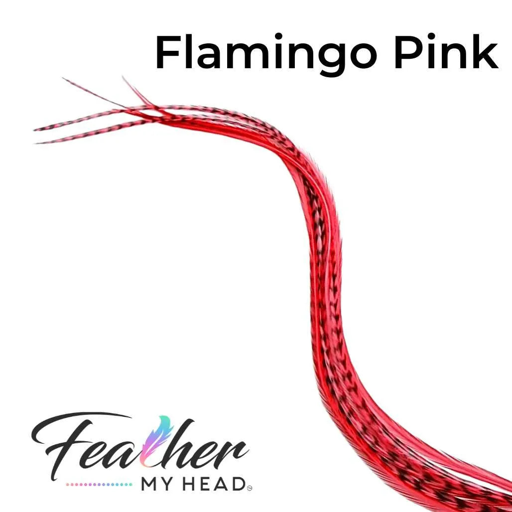 Pink Flamingo Hair Feathers