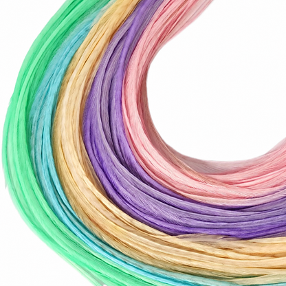Pastel Colors Hair Feather Extensions - Salon Pack
