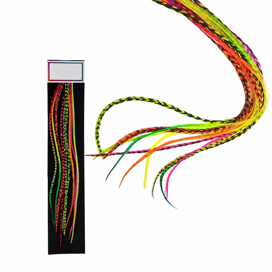 Neon Color Pack Hair Feathers - Bundle