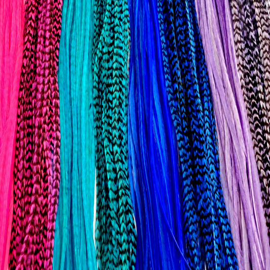 Blue, Aqua, Pink and Purple - Bundle shown in the product photograph