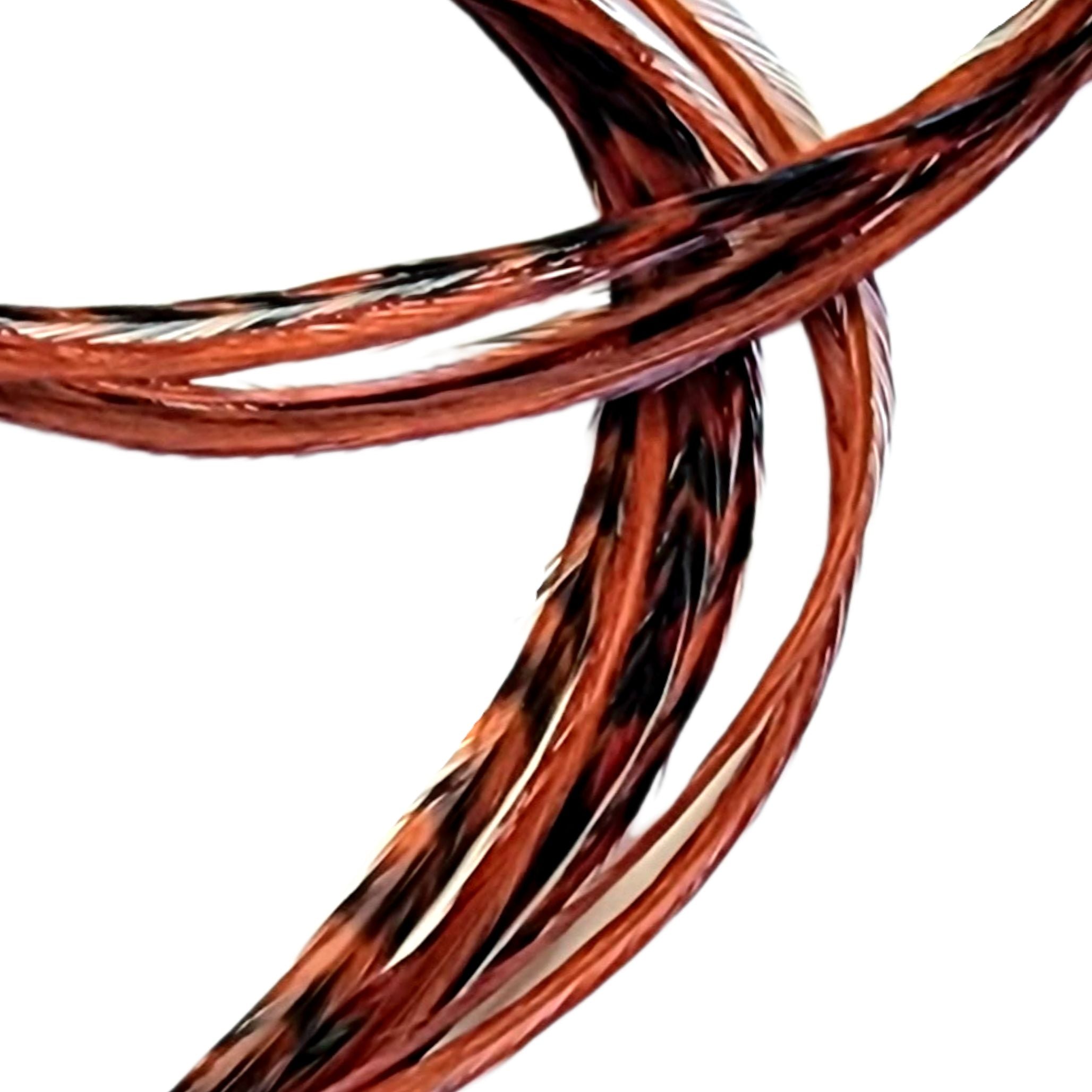 Ginger Brown Hair Feather
