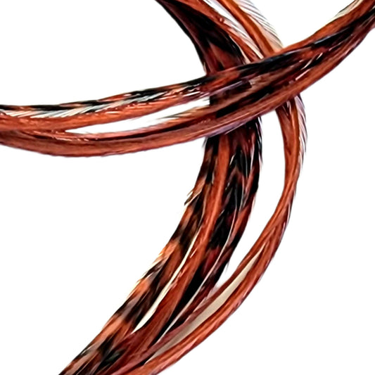 Ginger Brown Hair Feather