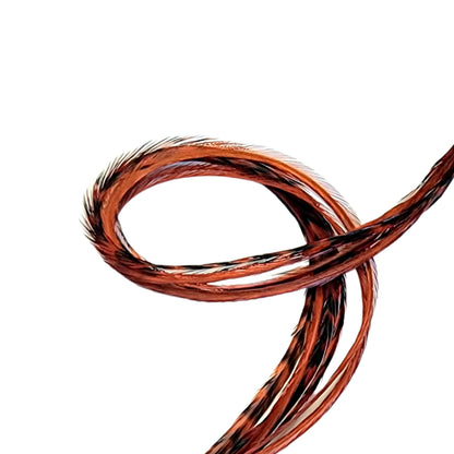 Ginger Brown Hair Feather | Feather My Head rooster feather hair extensions