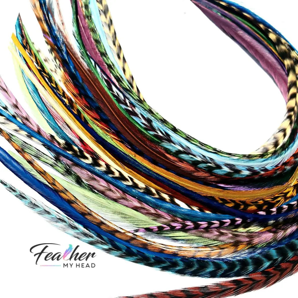 hair feather extension salon starter kit