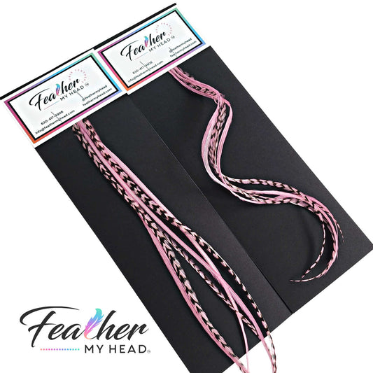 Pink Blush Hair Feathers