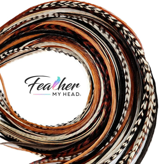 Dream Catcher Natural Hair Feathers - Bundle