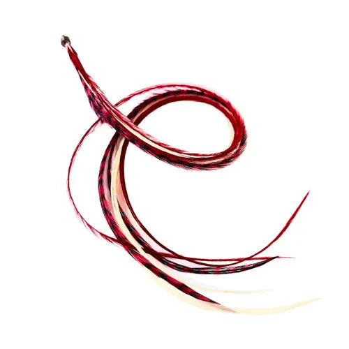 Naught or Nice Christmas Collection of Hair Feathers