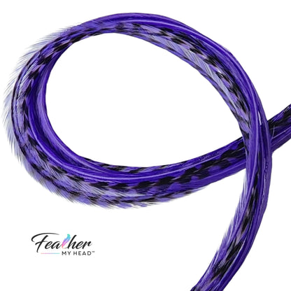 Iris Purple Hair Feather