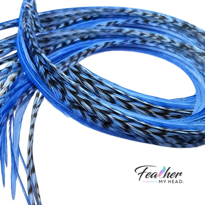 Light Blue Hair Feather