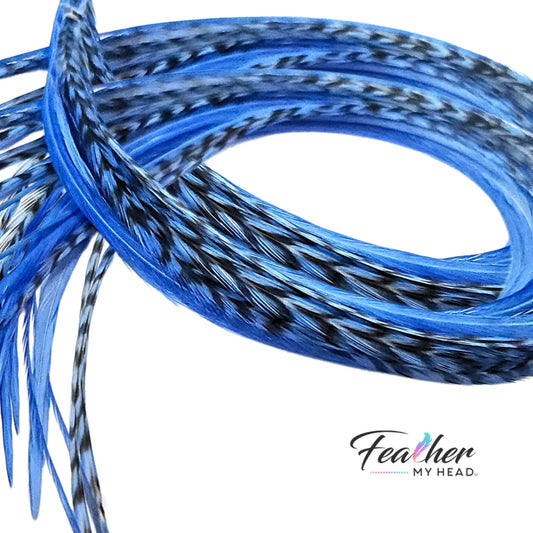 Light Blue Hair Feather