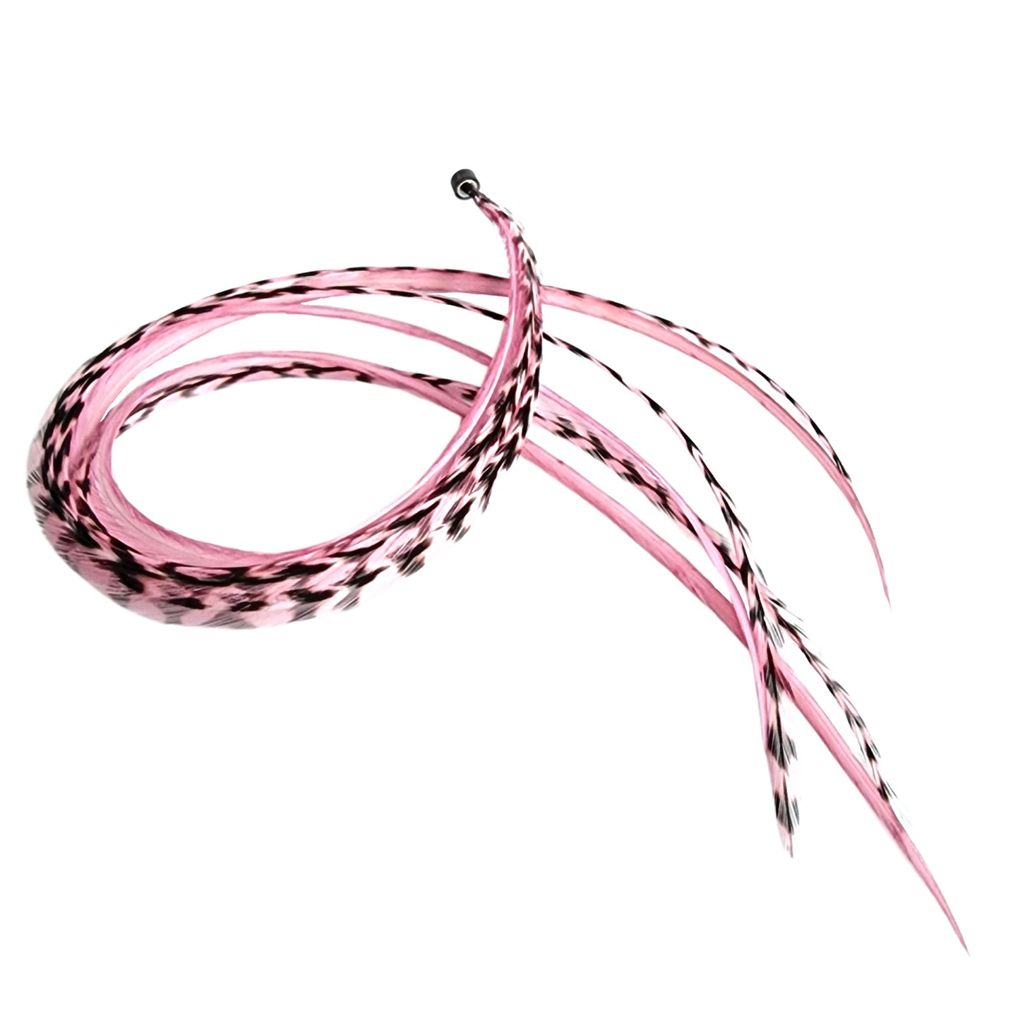 Pink Blush Hair Feather Extensions