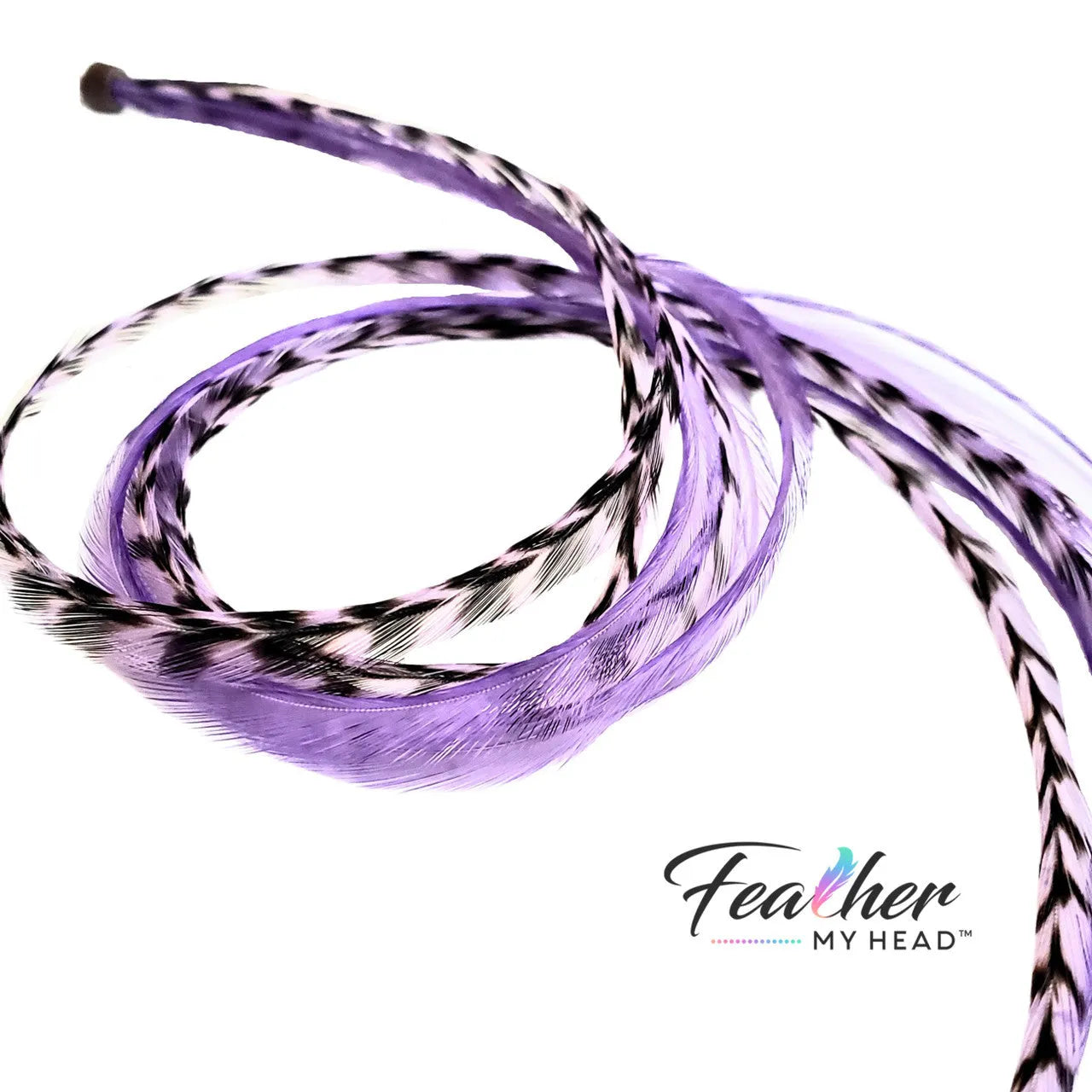 Add a delightful pop of pastel to your hair with our Lilac Purple Hair Feathers!
These soft pastel purple feather extensions embody the enchanting essence of a fairytale princess.