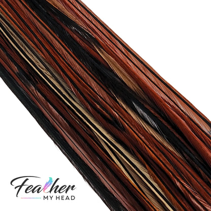 Natural Brown Furnace Hair Feather