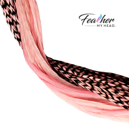 Baby Pink Hair Feather