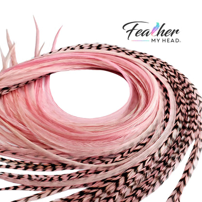 Baby Pink Hair Feather