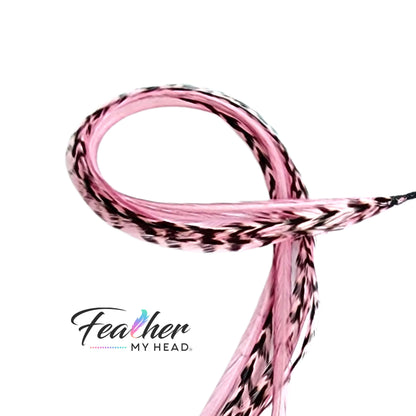 Pink Blush Hair Feathers
