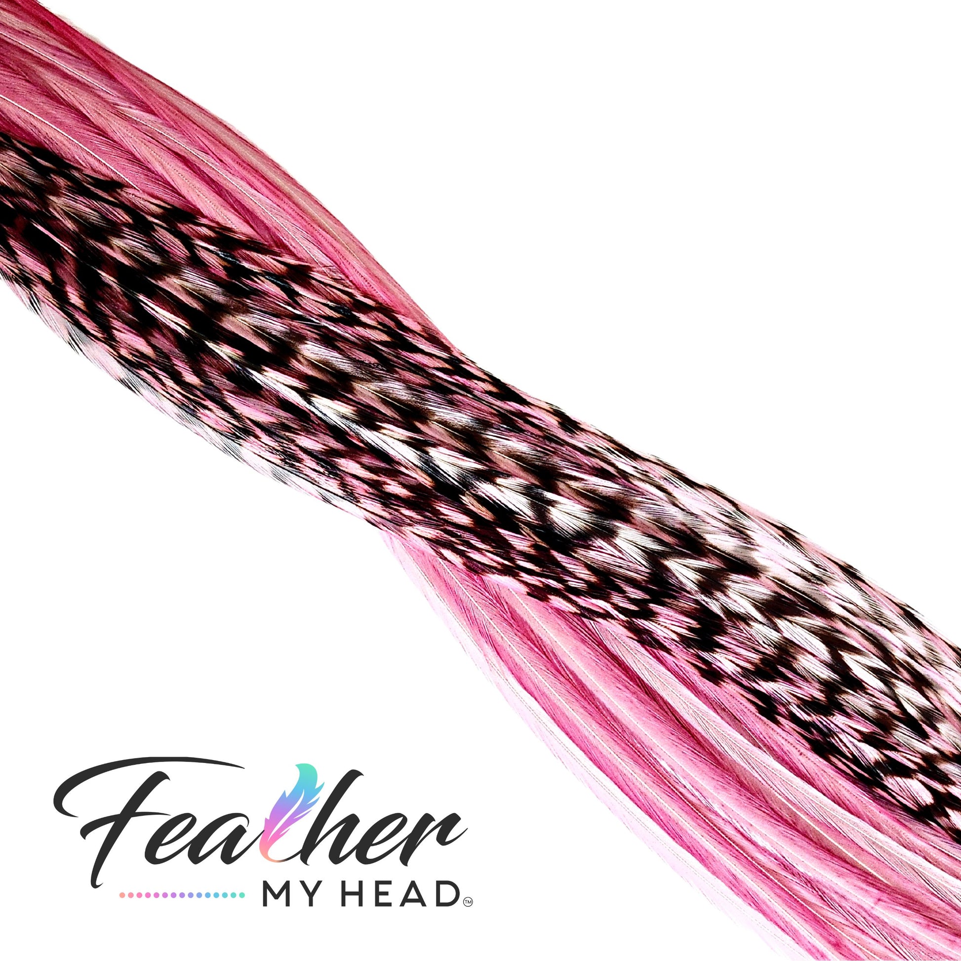 Pink Blush Hair Feathers