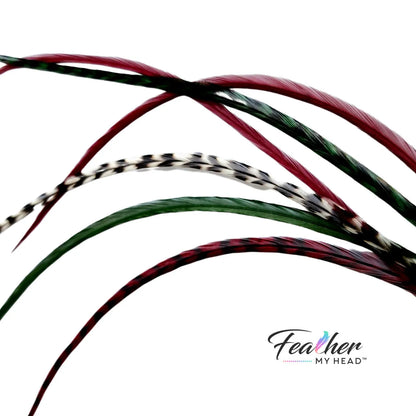 Under The Mistletoe Hair Feather Extensions