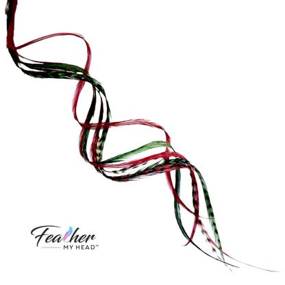 Under The Mistletoe Hair Feather Extensions